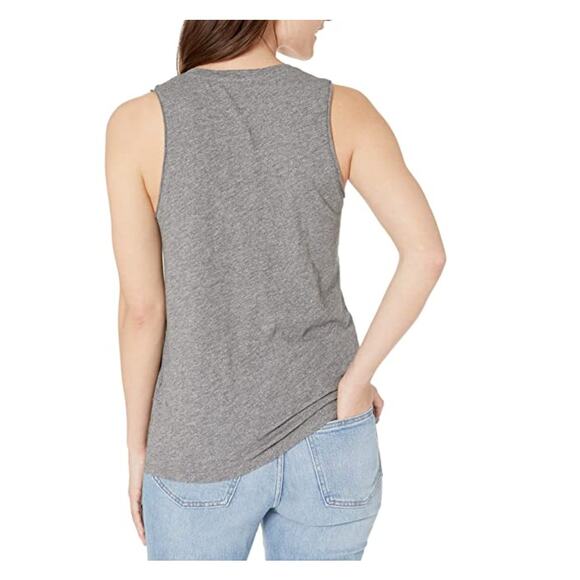 Madewell Whisper Pocket Muscle Tank Top Plus Size XXL Heather Gray - Picture 3 of 12